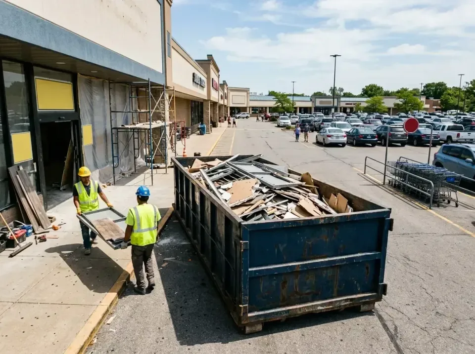 retail-store-renovation-debris-003 — frequently asked questions, Roll-off Dumpster Rentals in Krugerville, TX